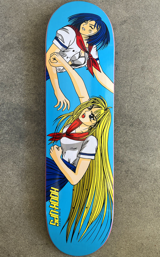 Hook Ups School Girl Battle 8.25" Skateboard Deck