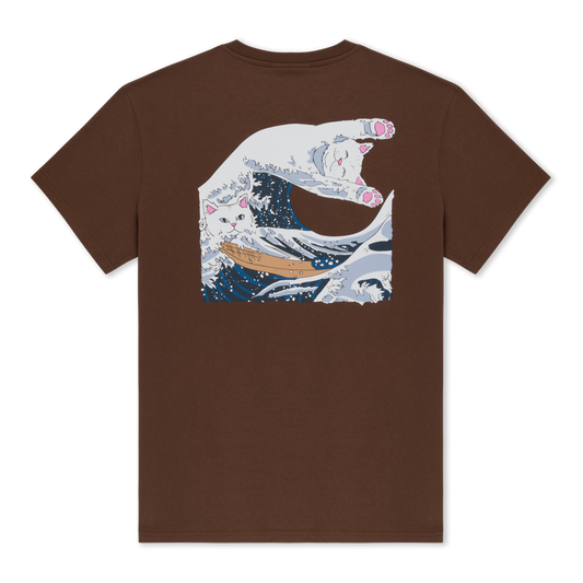 Great Wave Of Nerm Tee (Brown)