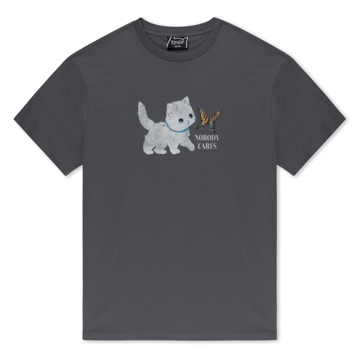Nobody Cares Tee (Charcoal)