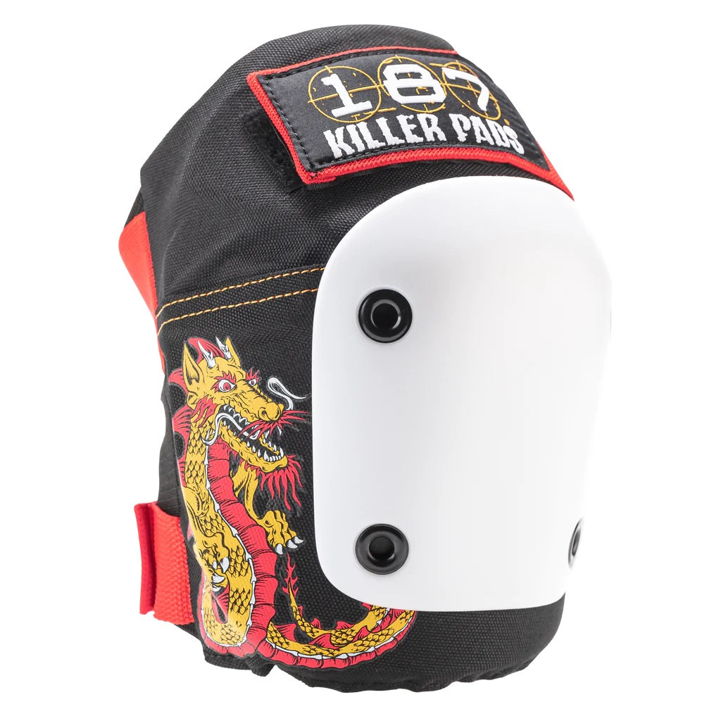 187 Killer Pads 6-Pack Junior Pad Set Combo - Steve Caballero Dragon - Bow Shock Marketplace