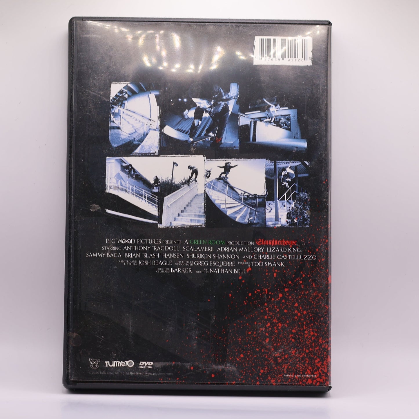 Pig Wood Slaughterhouse DVD (2005) Ragdoll Lizard King Sammy Baca Rare Skate Video