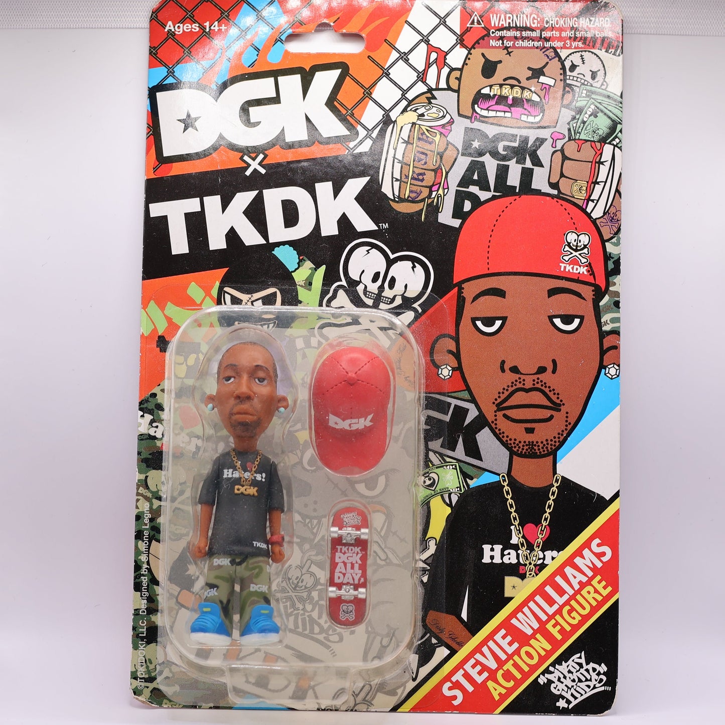RARE DGK x TKDK Stevie Williams Action Figure Sealed Skateboarding Collectible