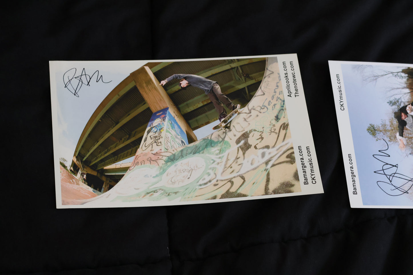 Rare Bam Margera Collection | Signed Book, Viva La Bam DVDs, Minghags, Haggard, CKY Photos, Hat & More