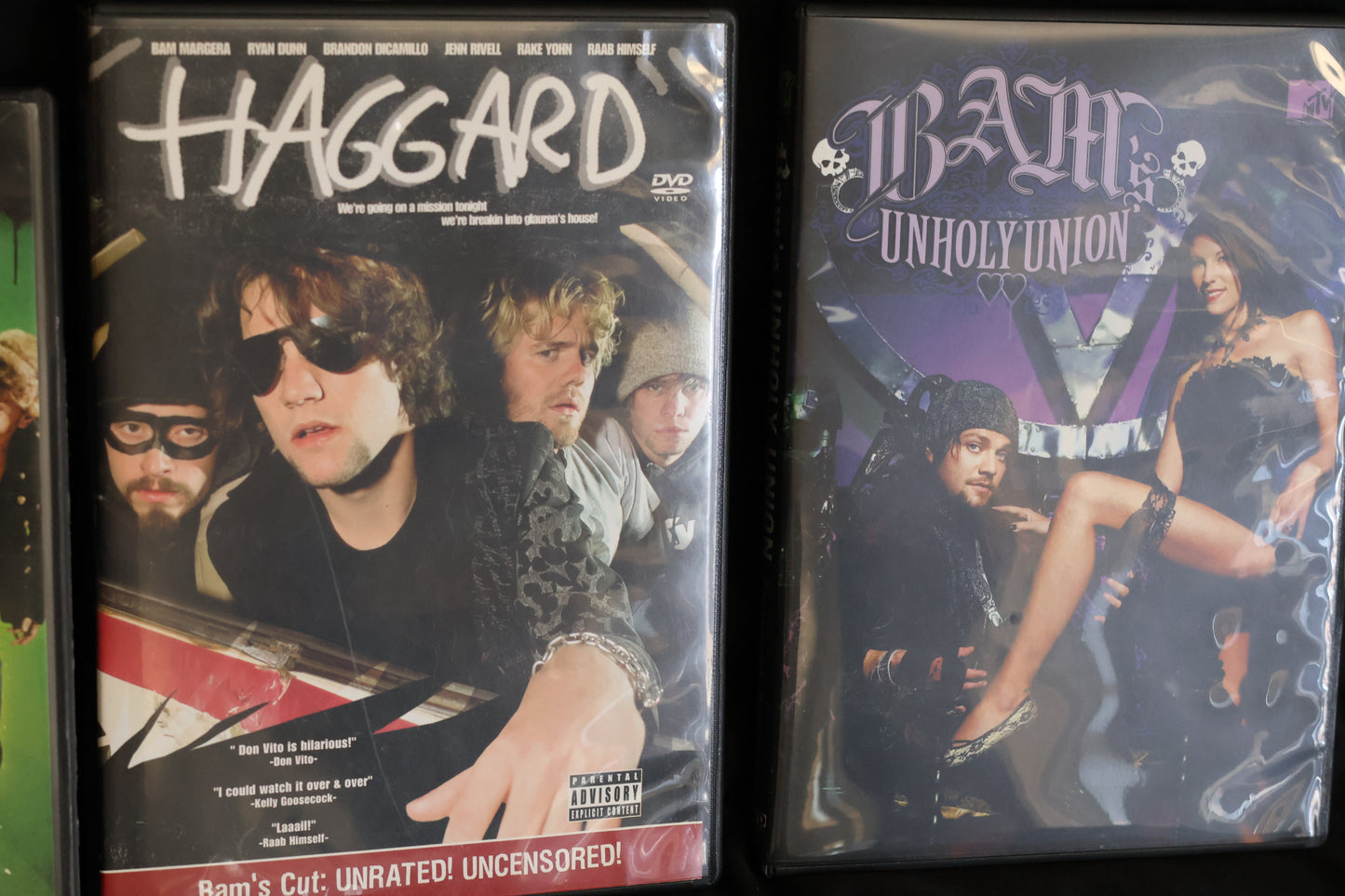Rare Bam Margera Collection | Signed Book, Viva La Bam DVDs, Minghags, Haggard, CKY Photos, Hat & More