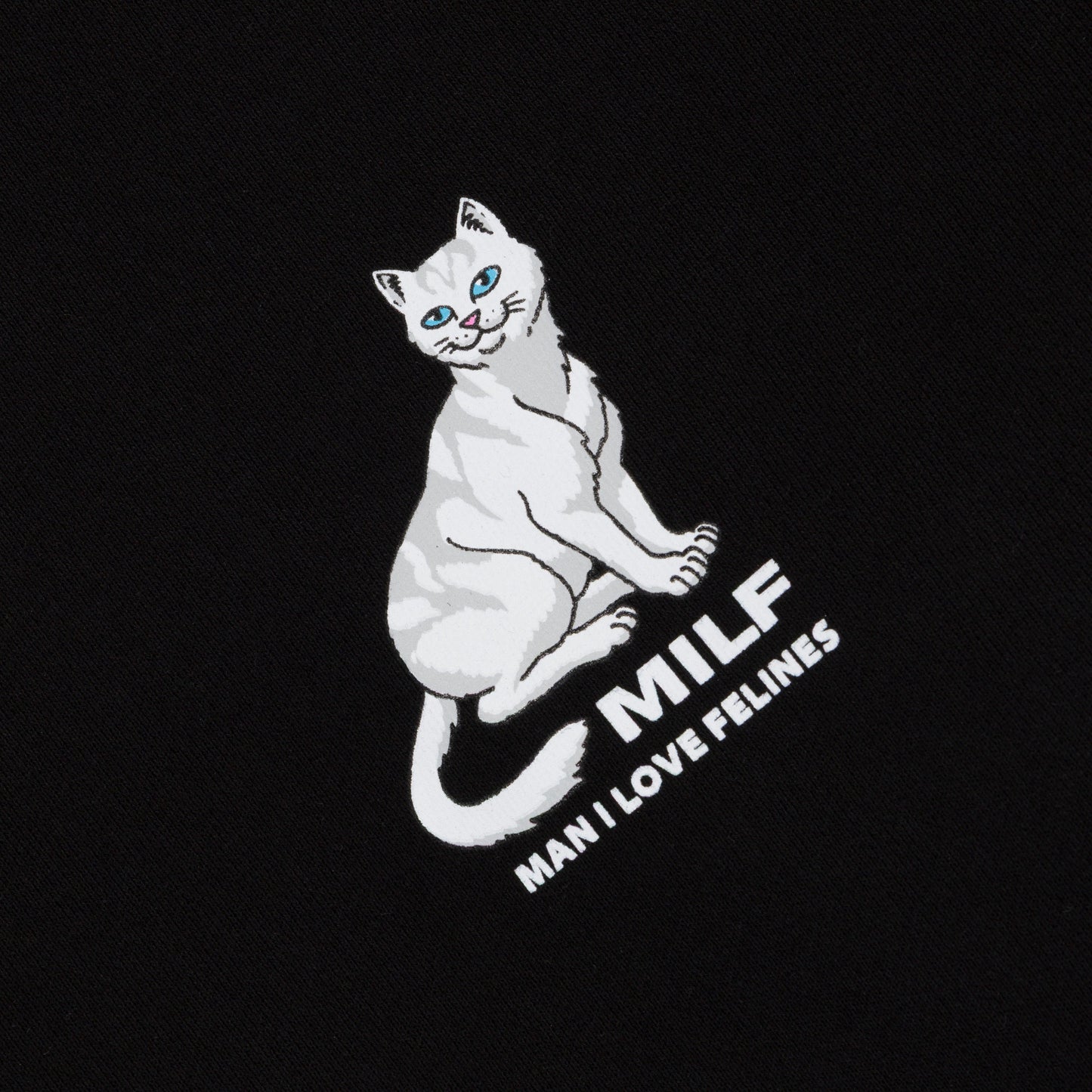 Man I Love Felines Hoodie (Black)