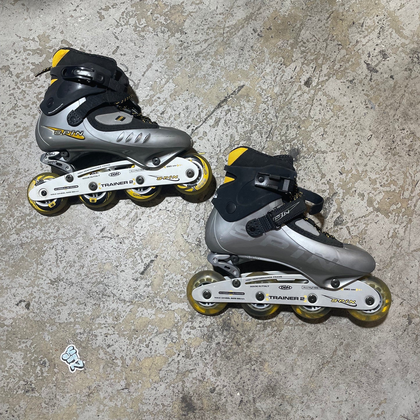 Spin Trainer 2 Inline Skate - Silver [Size 9]