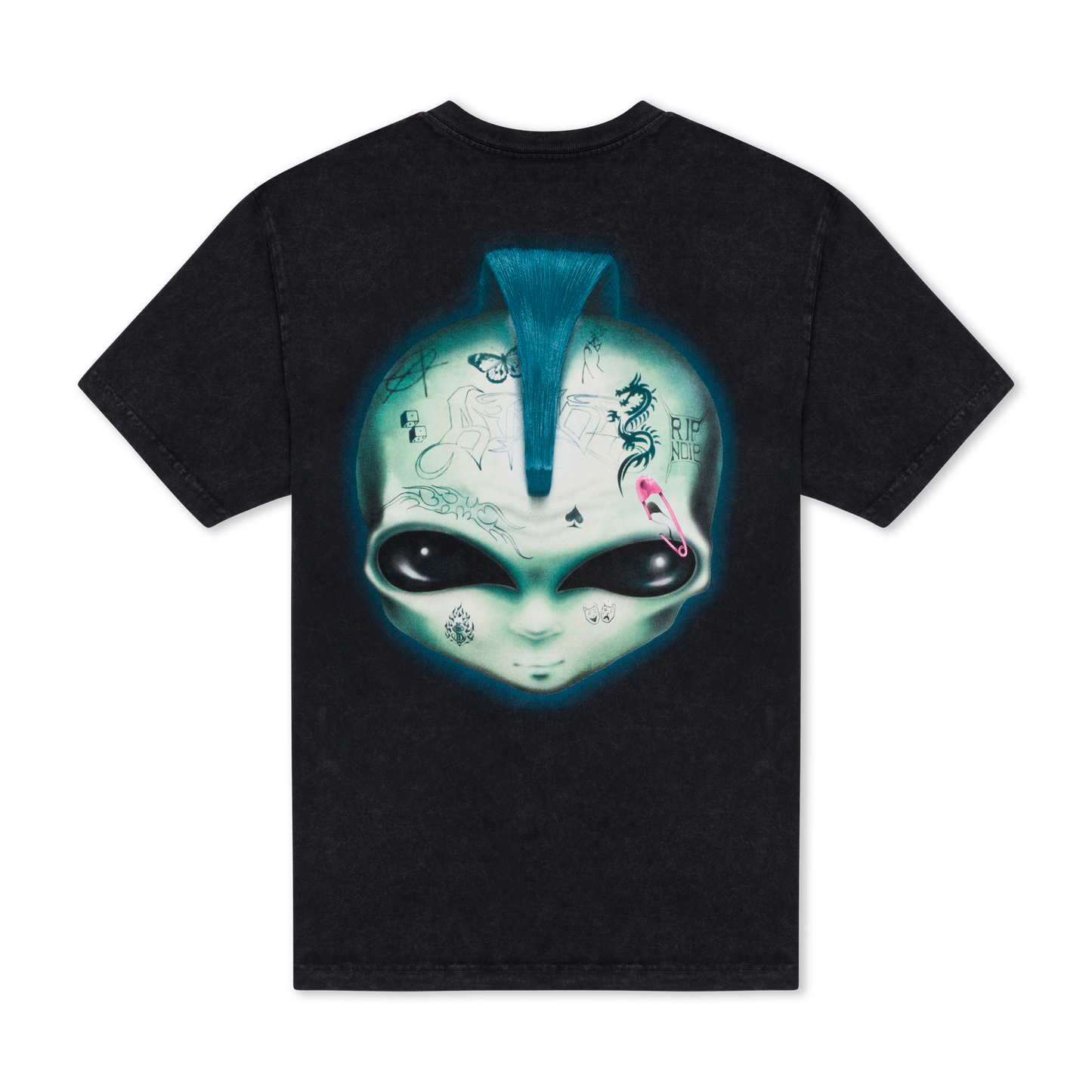 Squabble Up Tee (Black Vintage Wash)