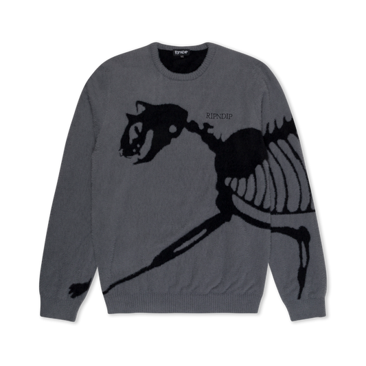 Fossil Mohair Knit Sweater (Charcoal)