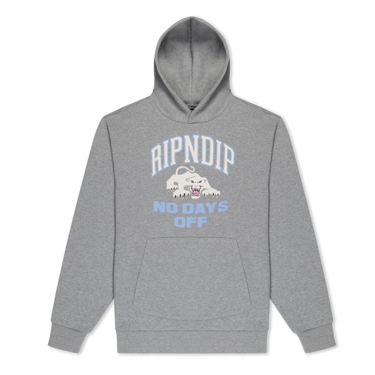White Panther Hoodie (Heather Grey)