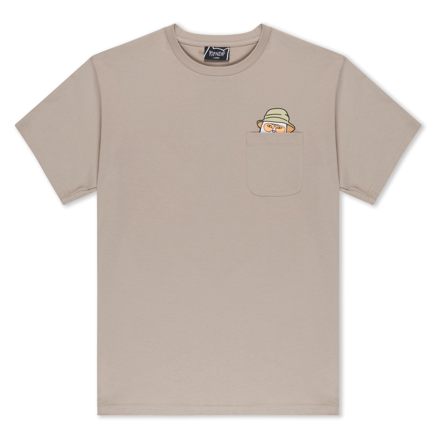 Nermal S Thompson Pocket Tee (Tan)