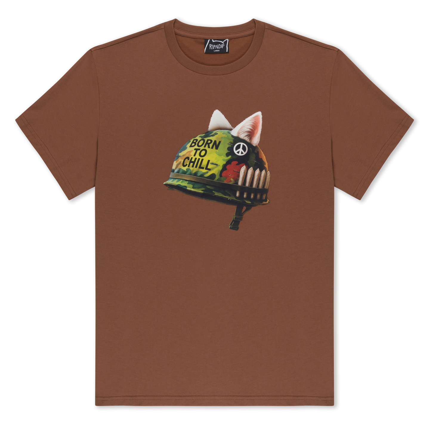Born To Chill Tee (Brown)