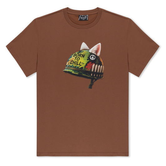 Born To Chill Tee (Brown)
