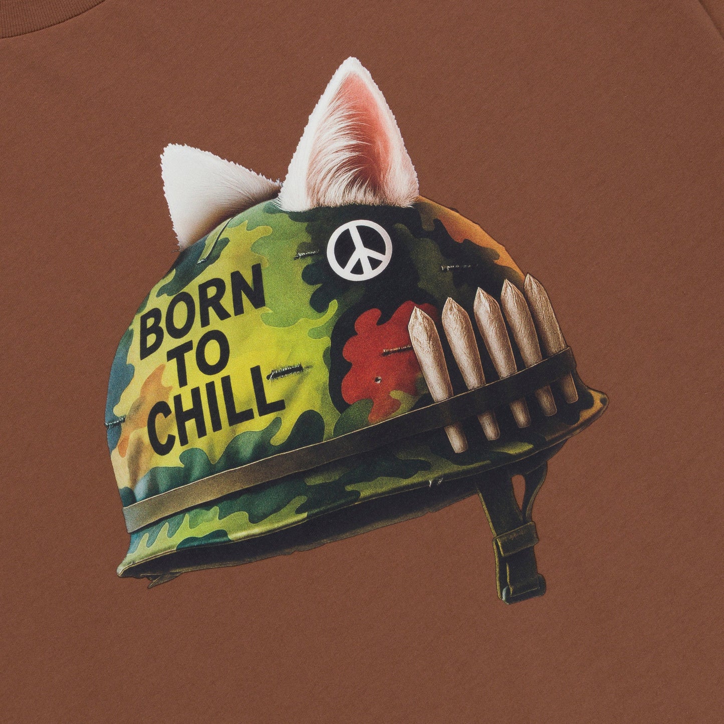 Born To Chill Tee (Brown)