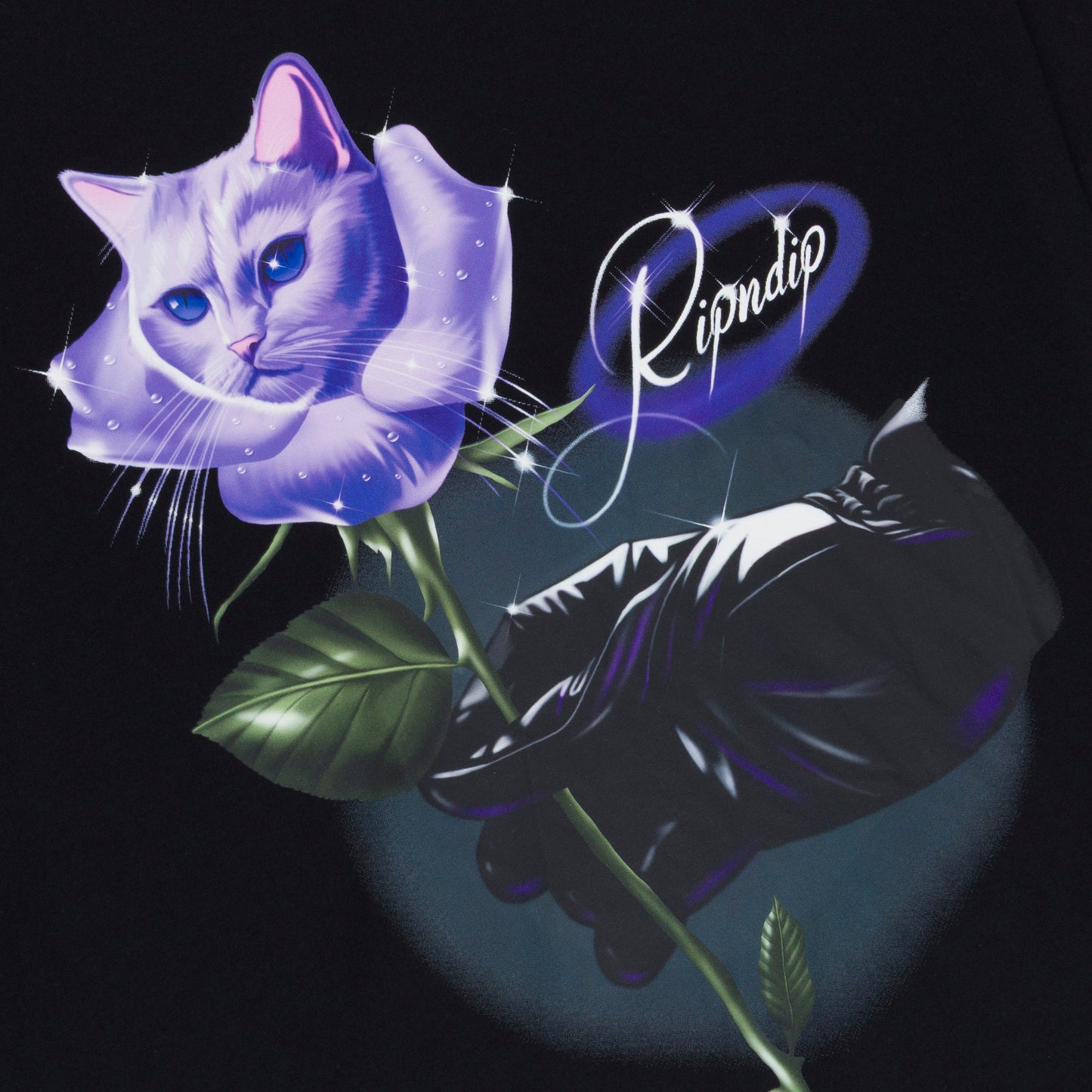 Rose Tee (Black)