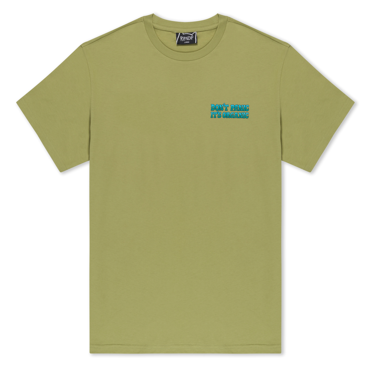 Don't Panic Tee (Light Forest)