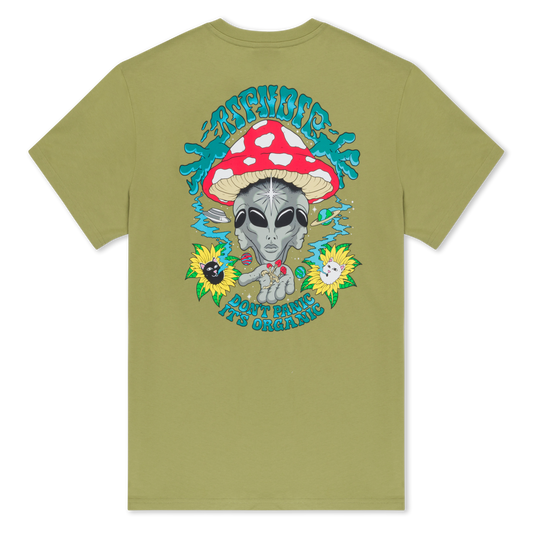 Don't Panic Tee (Light Forest)