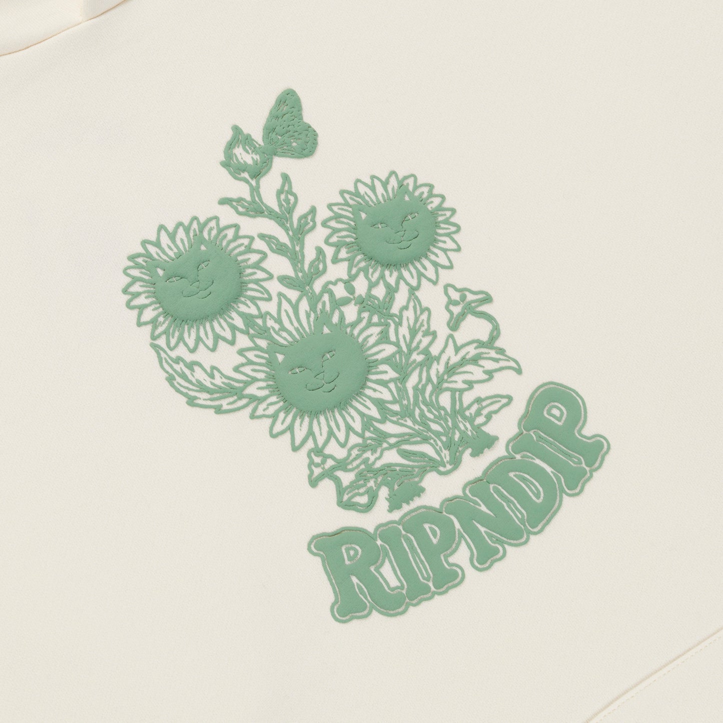 Where The Flowers Bloom Hoodie (Bone)