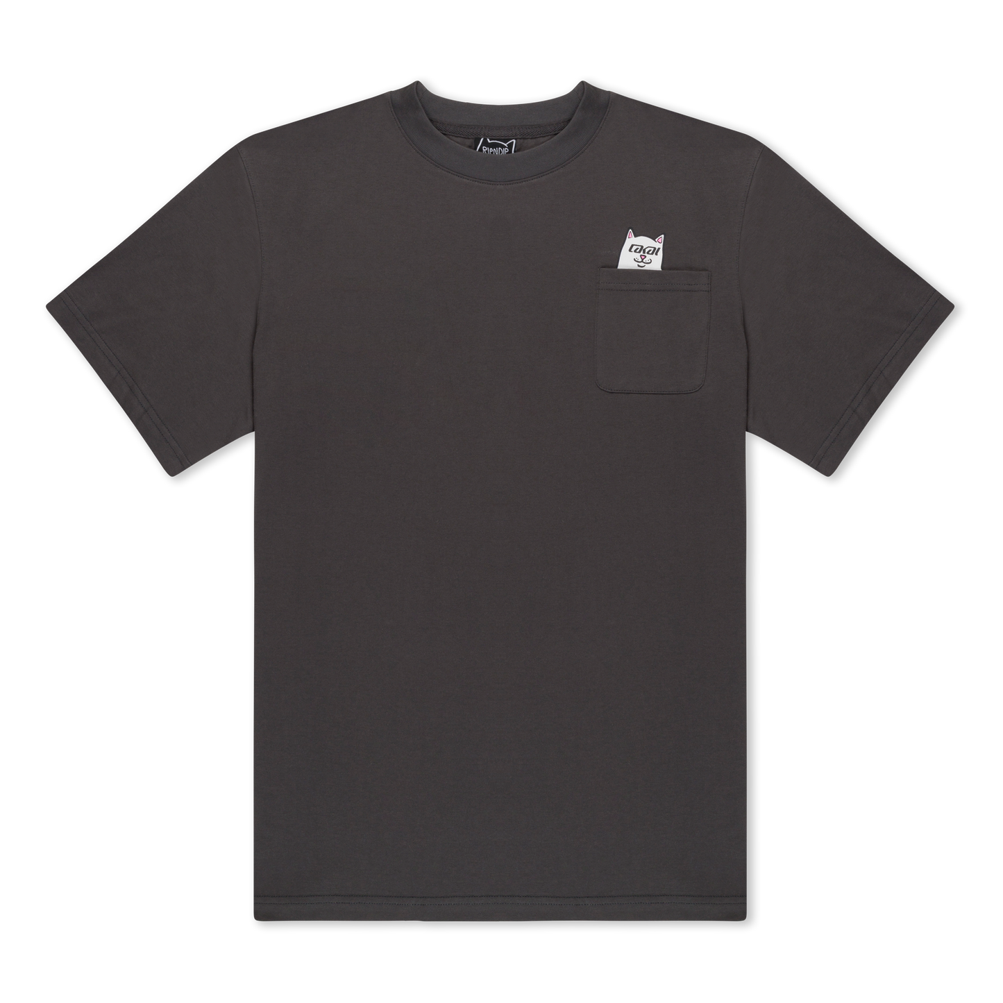 Lakai + Ripndip Lord Nermal Pocket Tee (Dark Gray)
