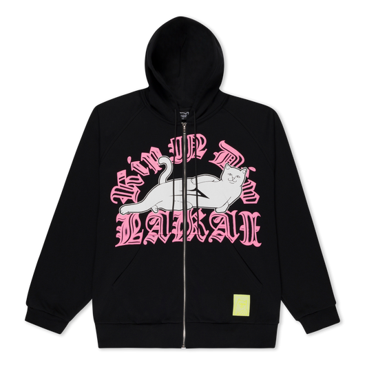 Lakai + Ripndip Zip Up Hoodie (Black)