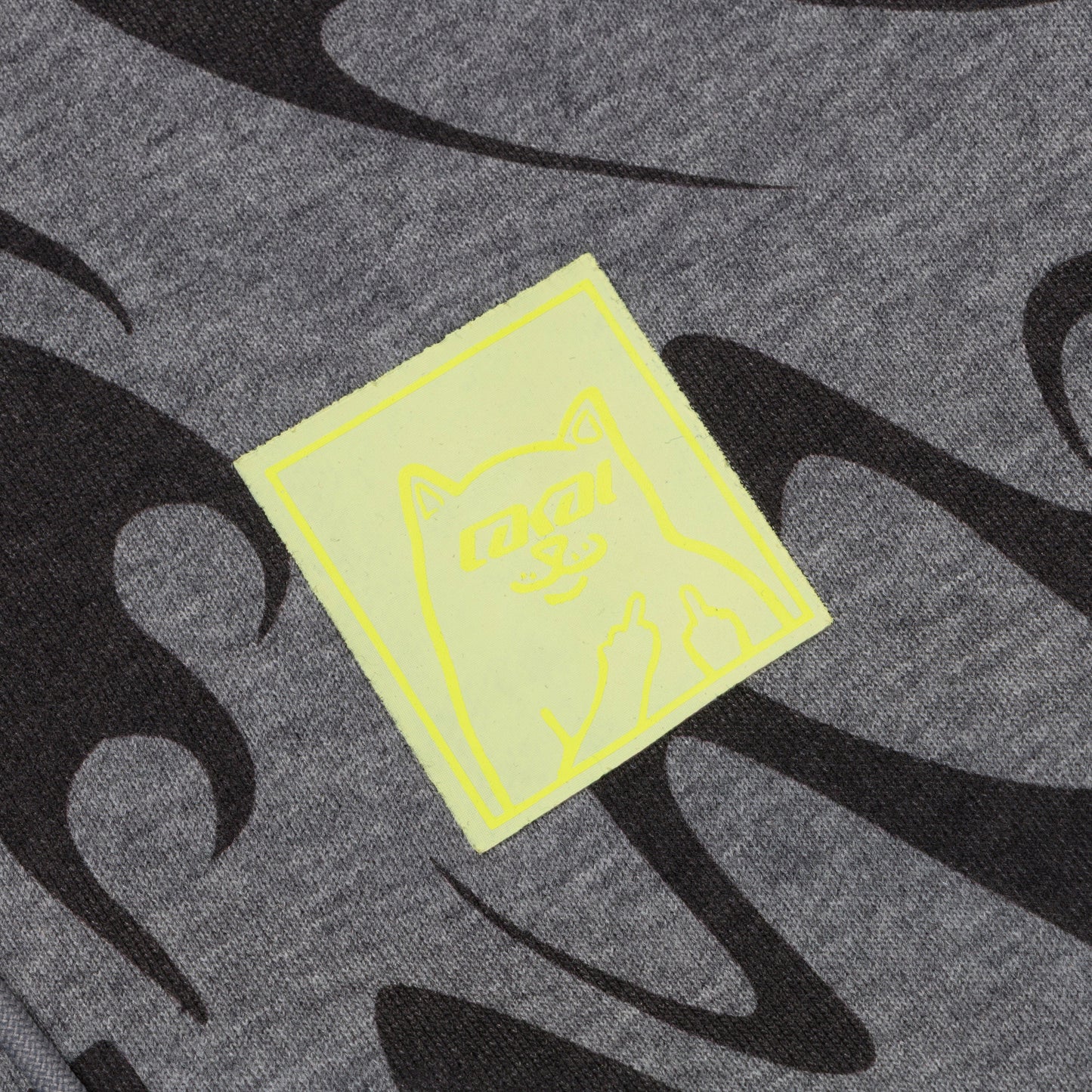 Lakai + Ripndip Flame Zip Up Hoodie (Gray)