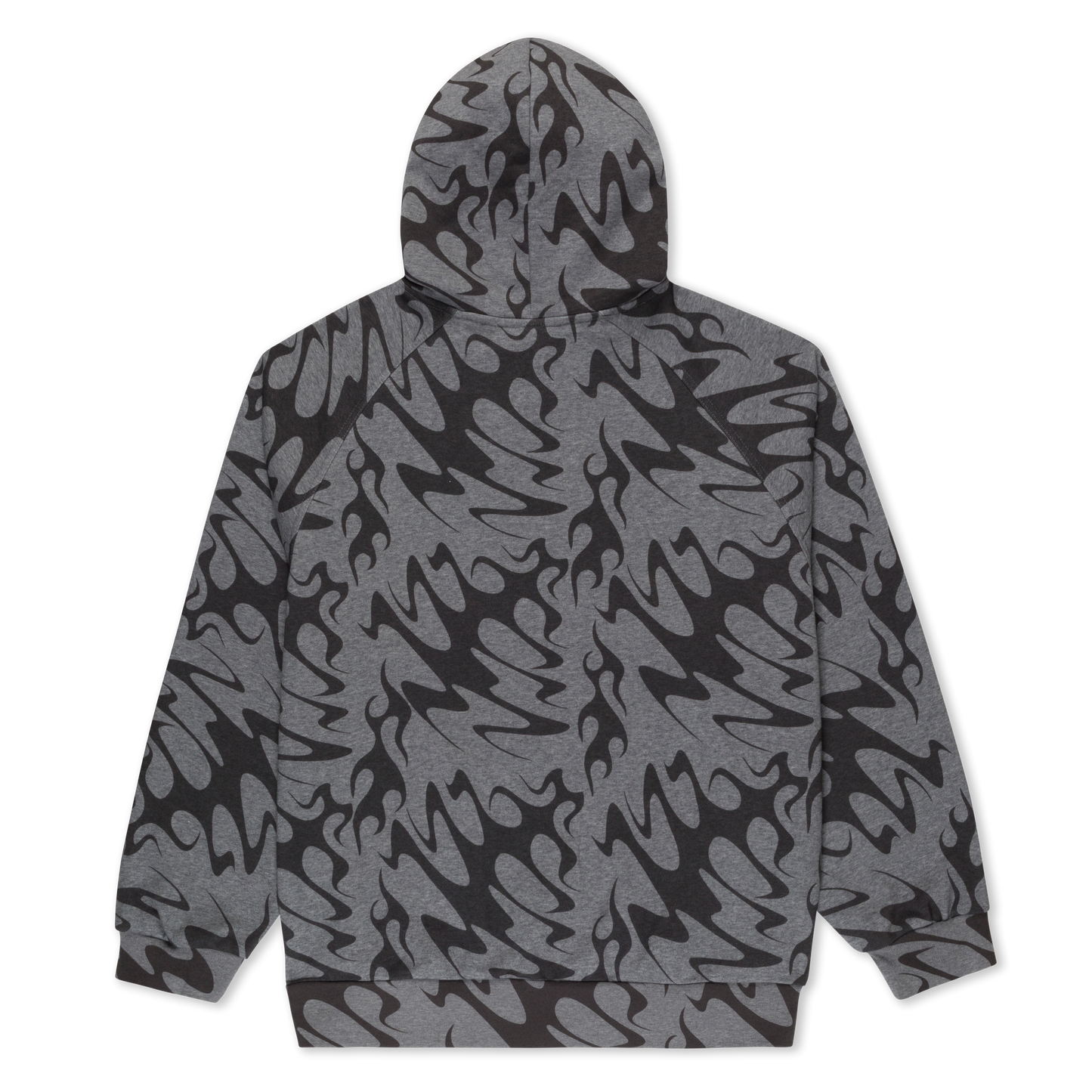 Lakai + Ripndip Flame Zip Up Hoodie (Gray)
