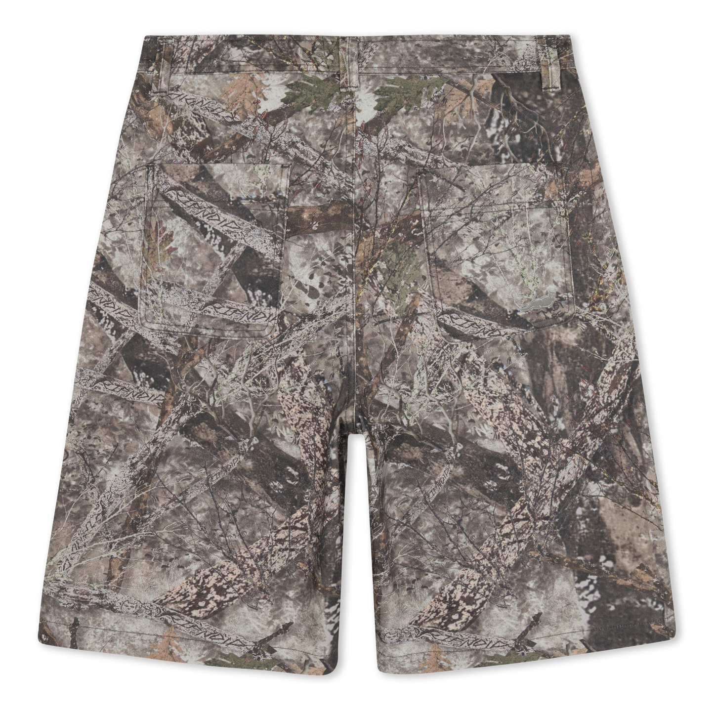 Nermal Tree Camo Baggy Denim Shorts (Nerm Tree Camo)