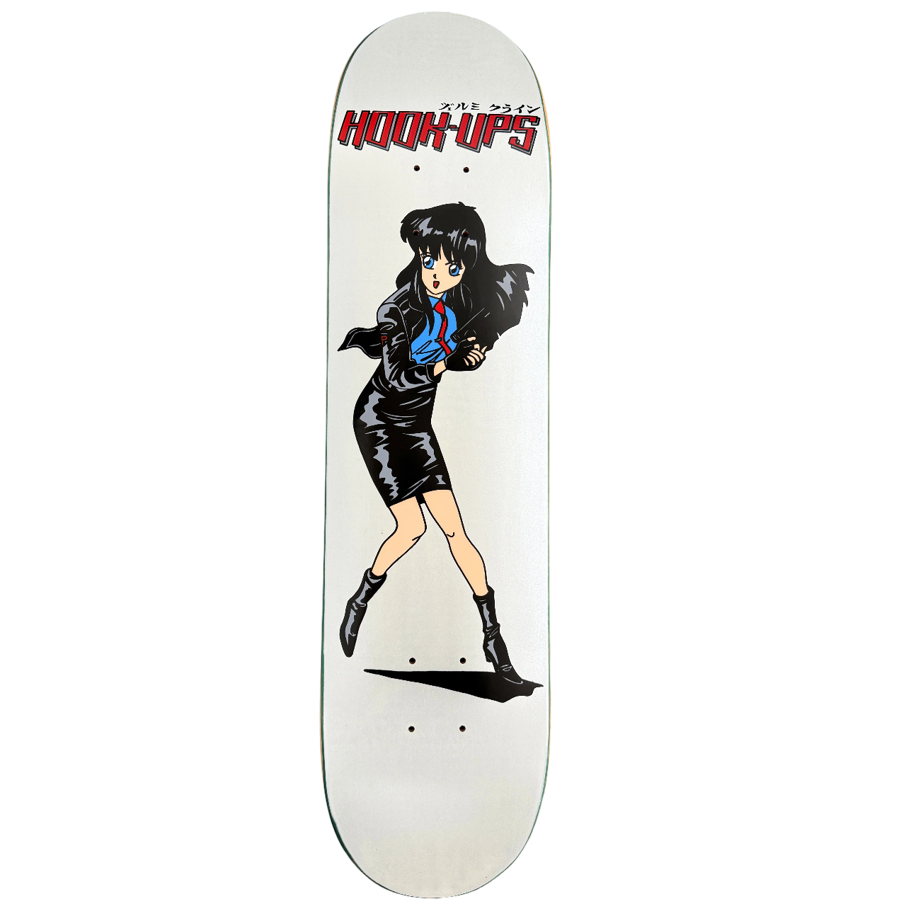 Hook-Ups Police Girl Skateboard Deck - 7.5" - Bow Shock Marketplace