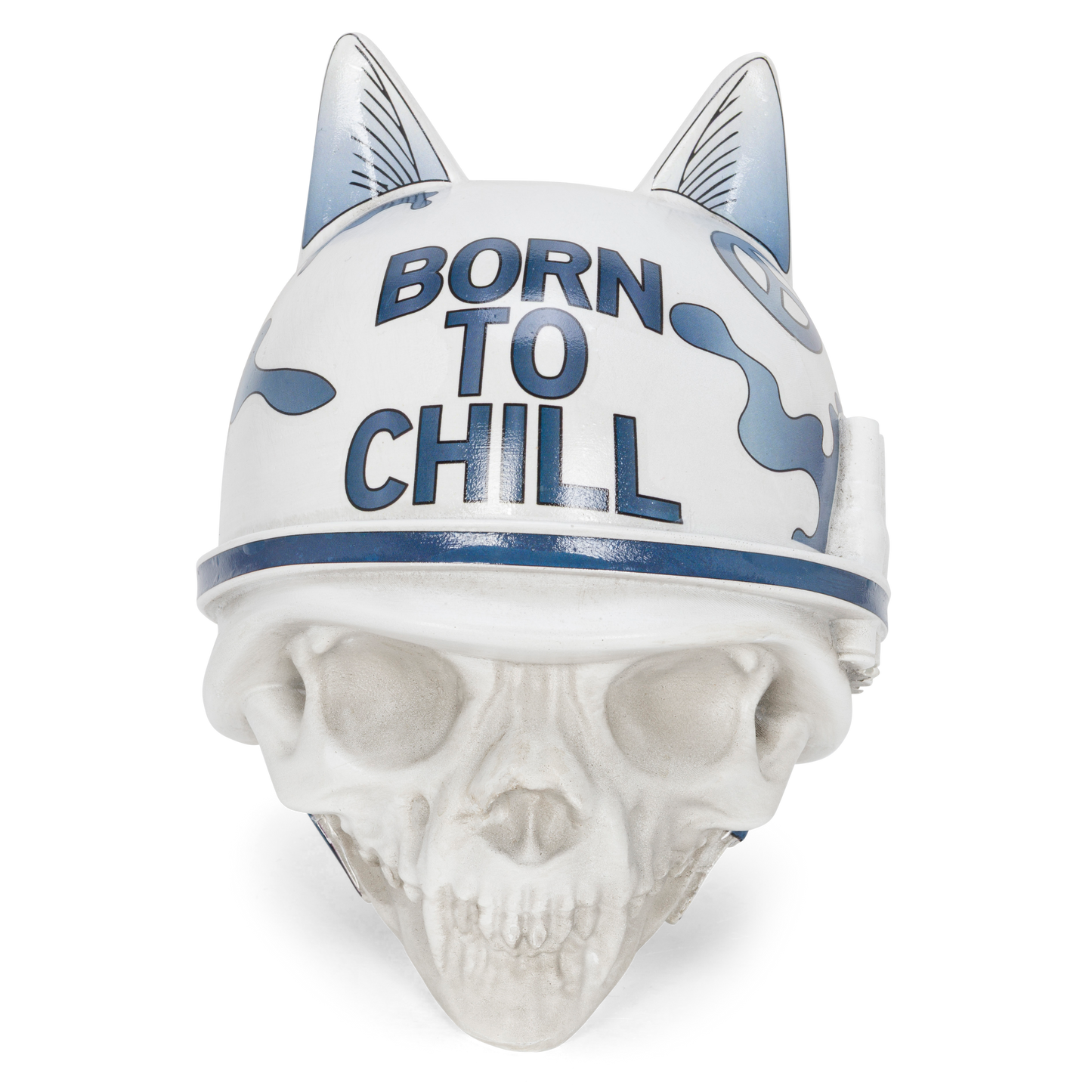 Born To Chill Ceramic Incense Holder (Indigo)