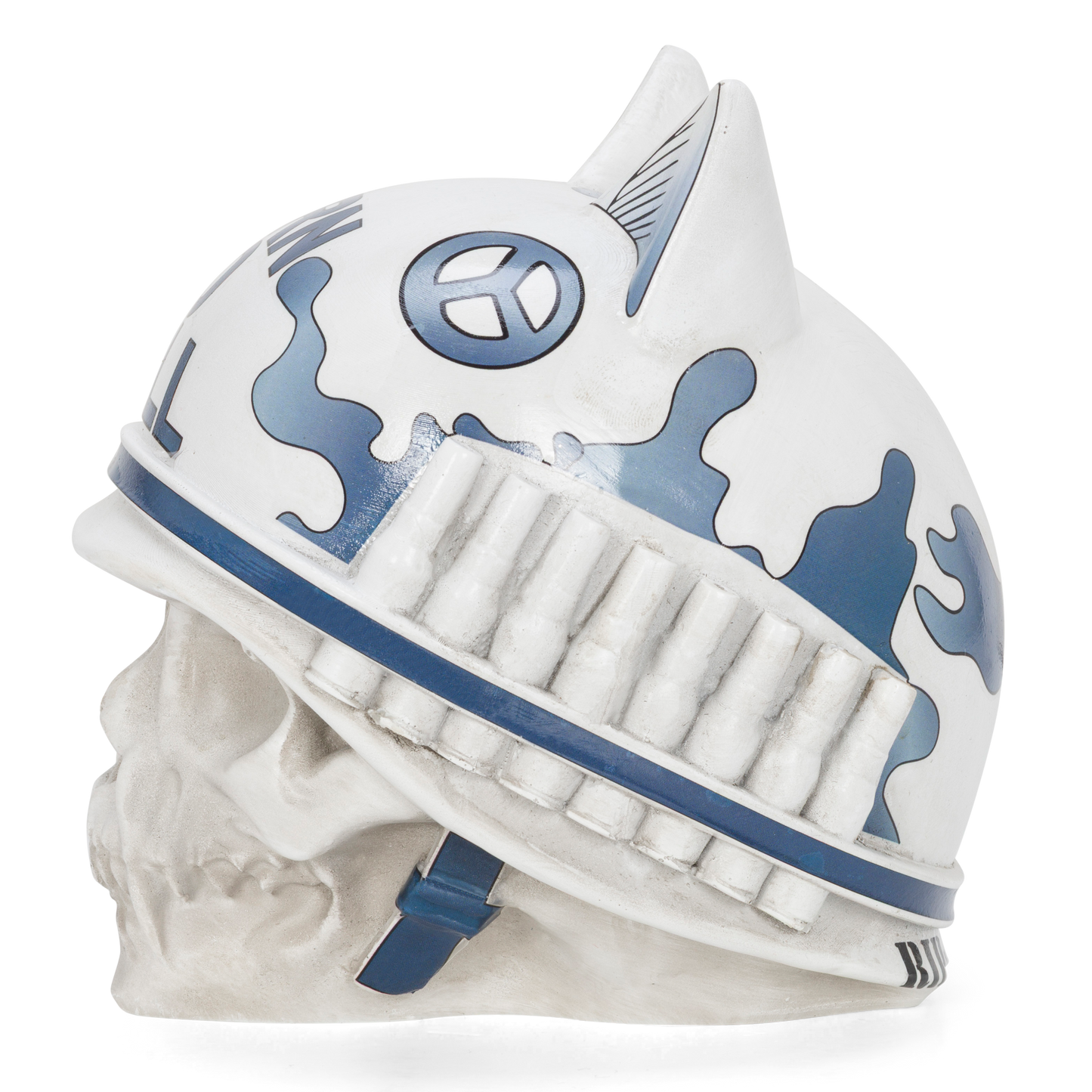 Born To Chill Ceramic Incense Holder (Indigo)