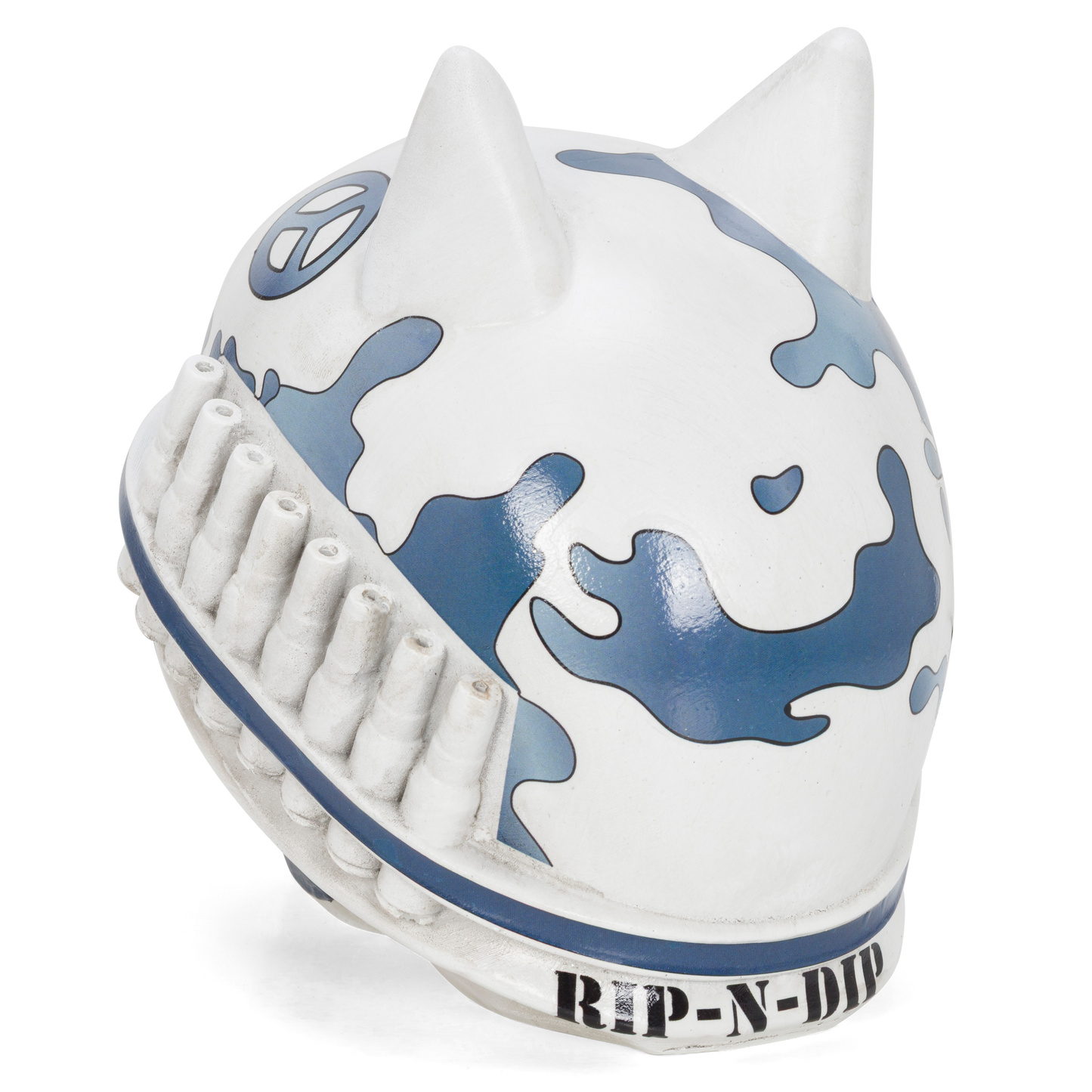 Born To Chill Ceramic Incense Holder (Indigo)