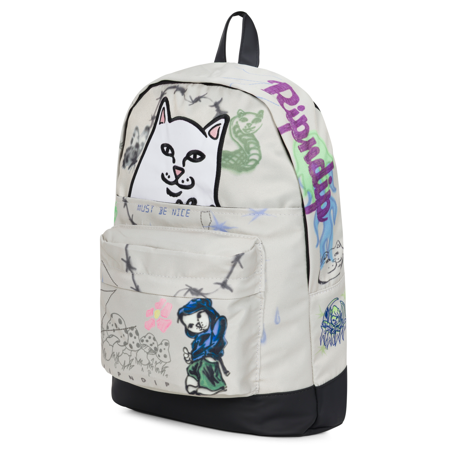 Goosebumps Velcro Backpack (Bone)