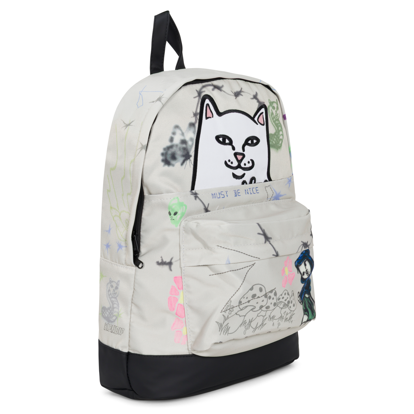 Goosebumps Velcro Backpack (Bone)