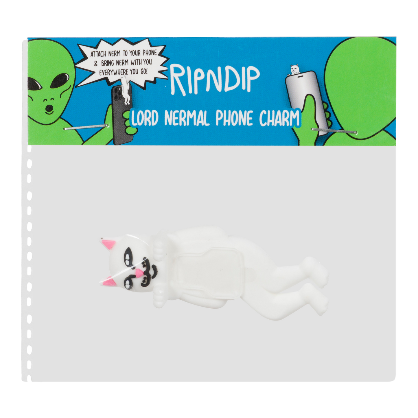 Lord Nermal Phone Charm (White)