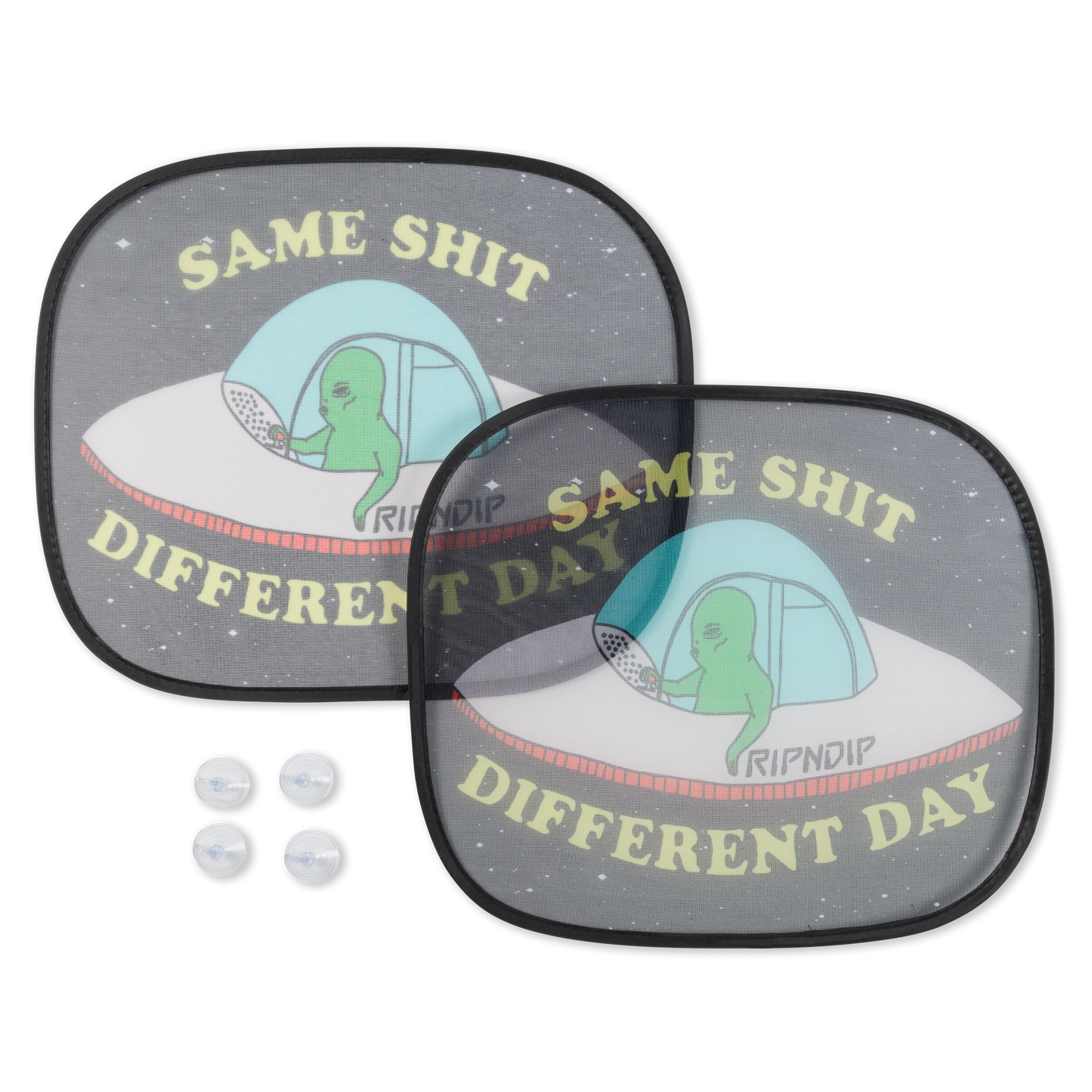 Same Shit Different Day Window Shade (Black)