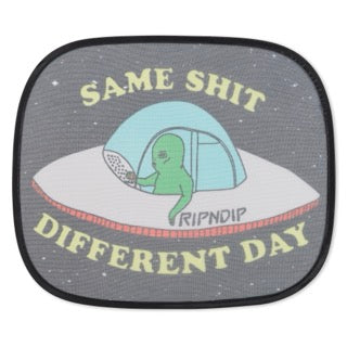Same Shit Different Day Window Shade (Black)