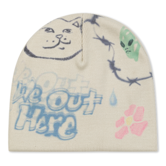 Goosebumps Skull Beanie (Bone)