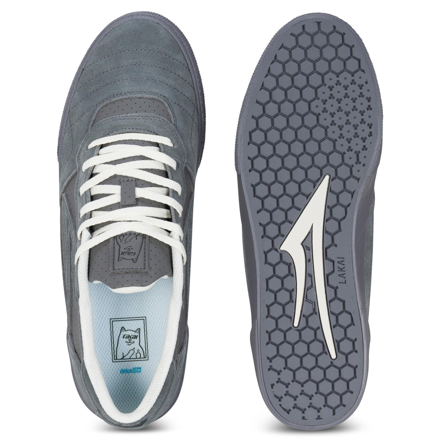 Lakai + Ripndip Cambridge (Grey Suede)