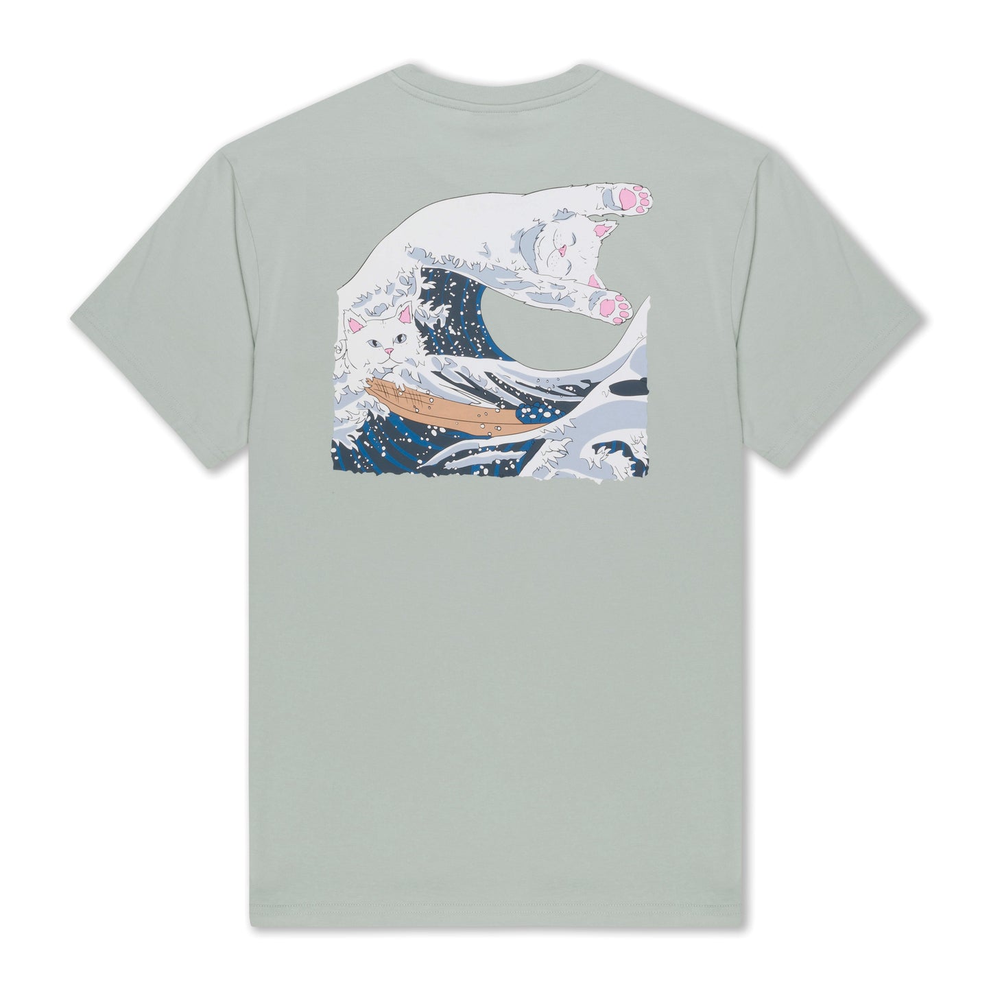 Great Wave Tee (Sage Grey)