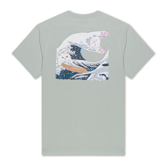Great Wave Tee (Sage Grey)
