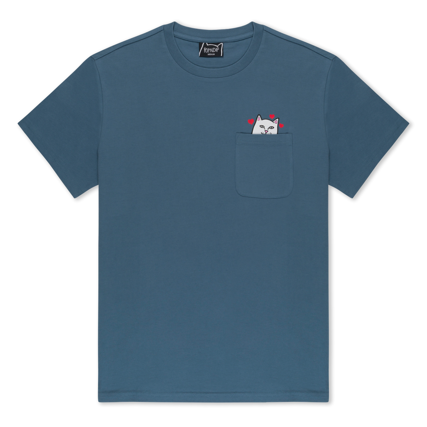 Nermal Loves Pocket Tee (Slate)