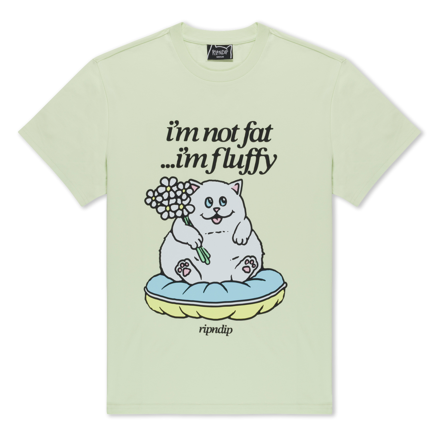 Fluffy Baby Tee (Light Lime)