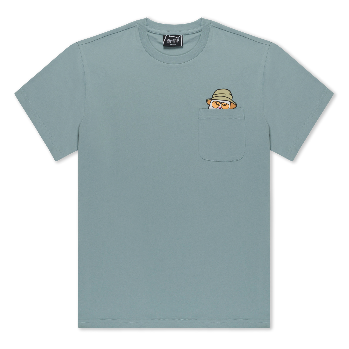 Nermal S Thompson Pocket Tee (Silver Blue)
