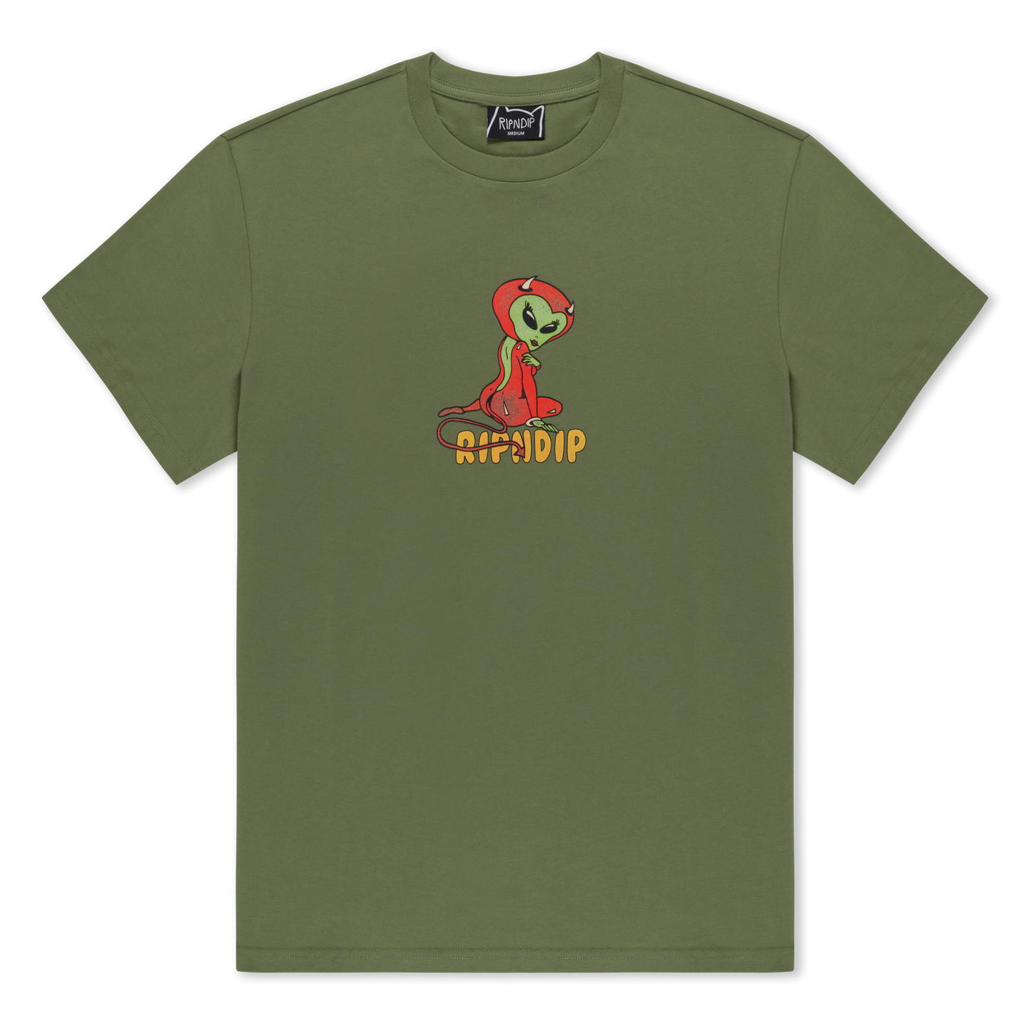 Devil Alien Tee (Dusty Forest)