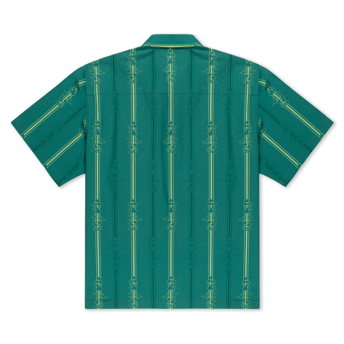 Melted Striped Button Up (Teal)