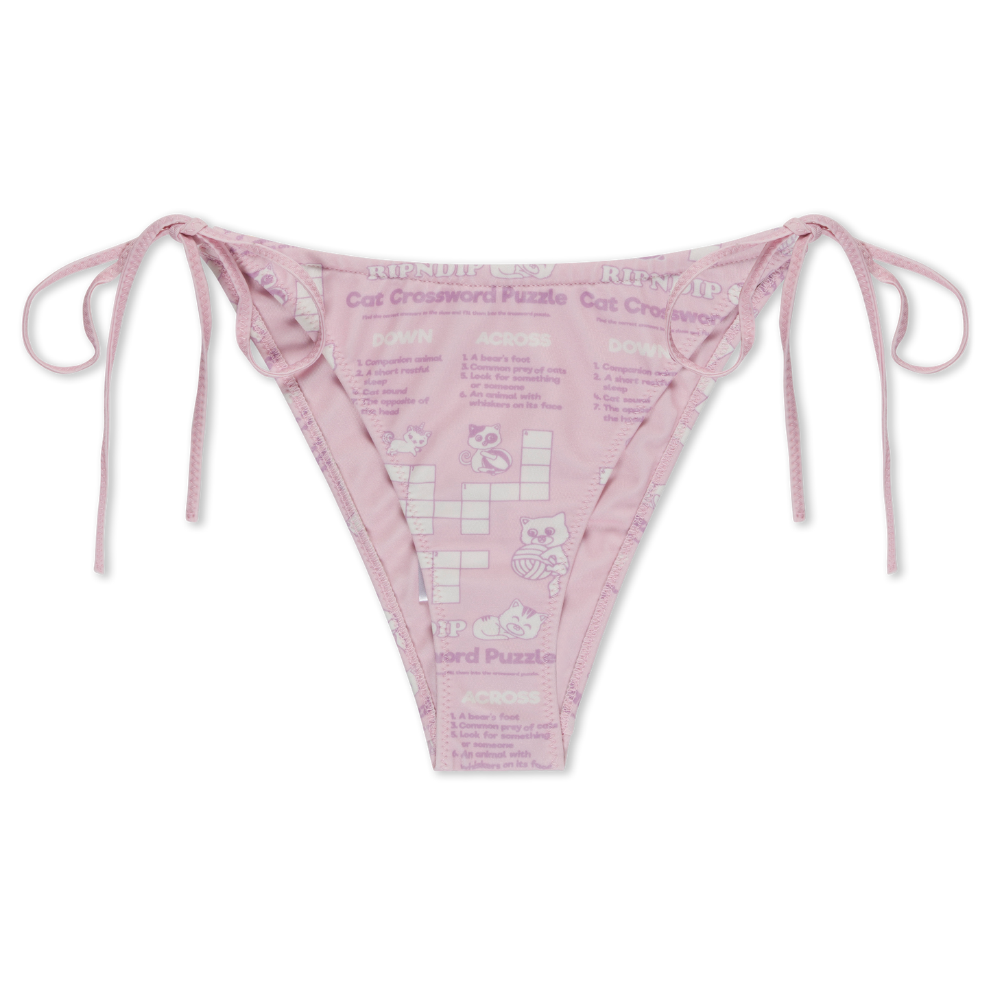 Crossword 2PC Bikini Set (Pink)