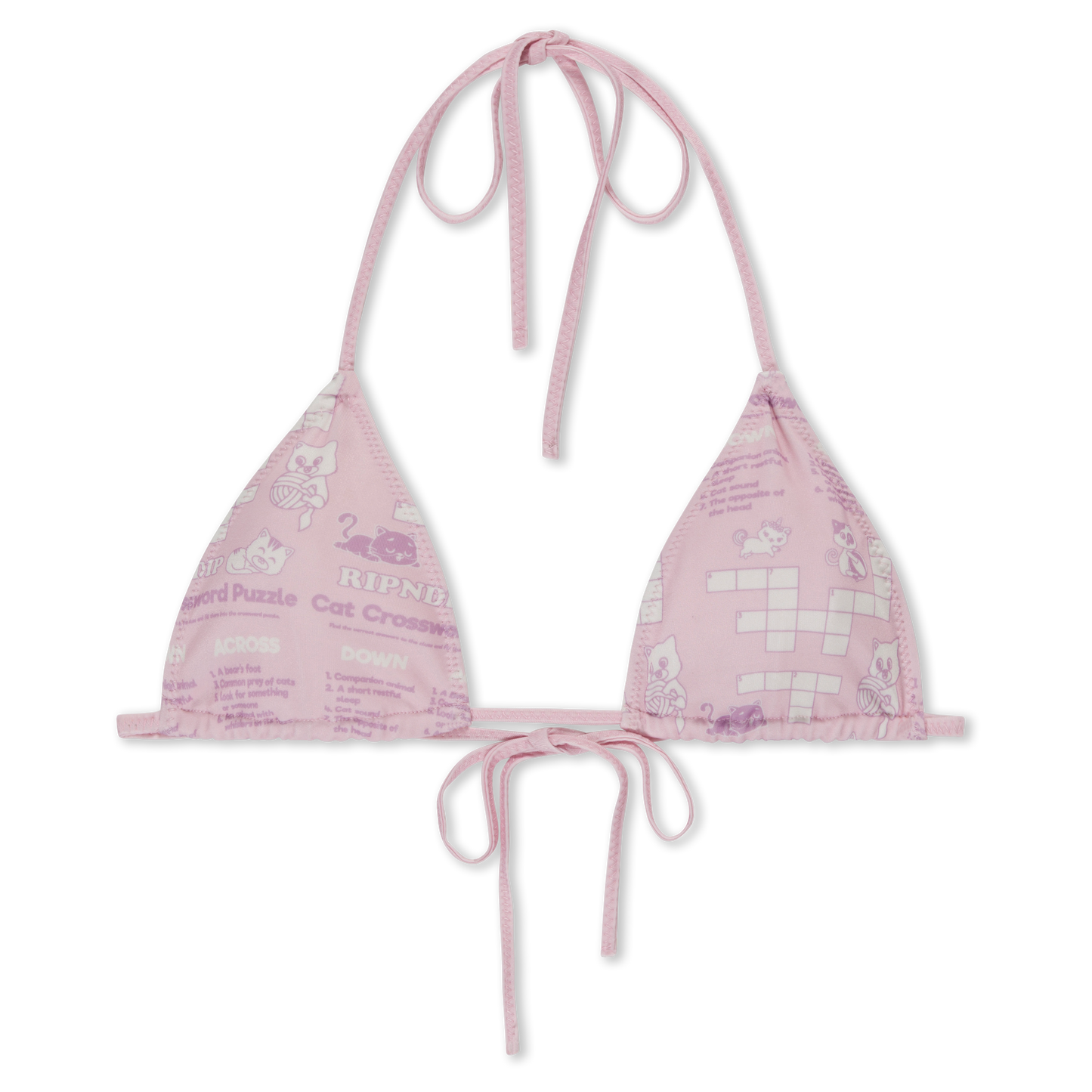 Crossword 2PC Bikini Set (Pink)