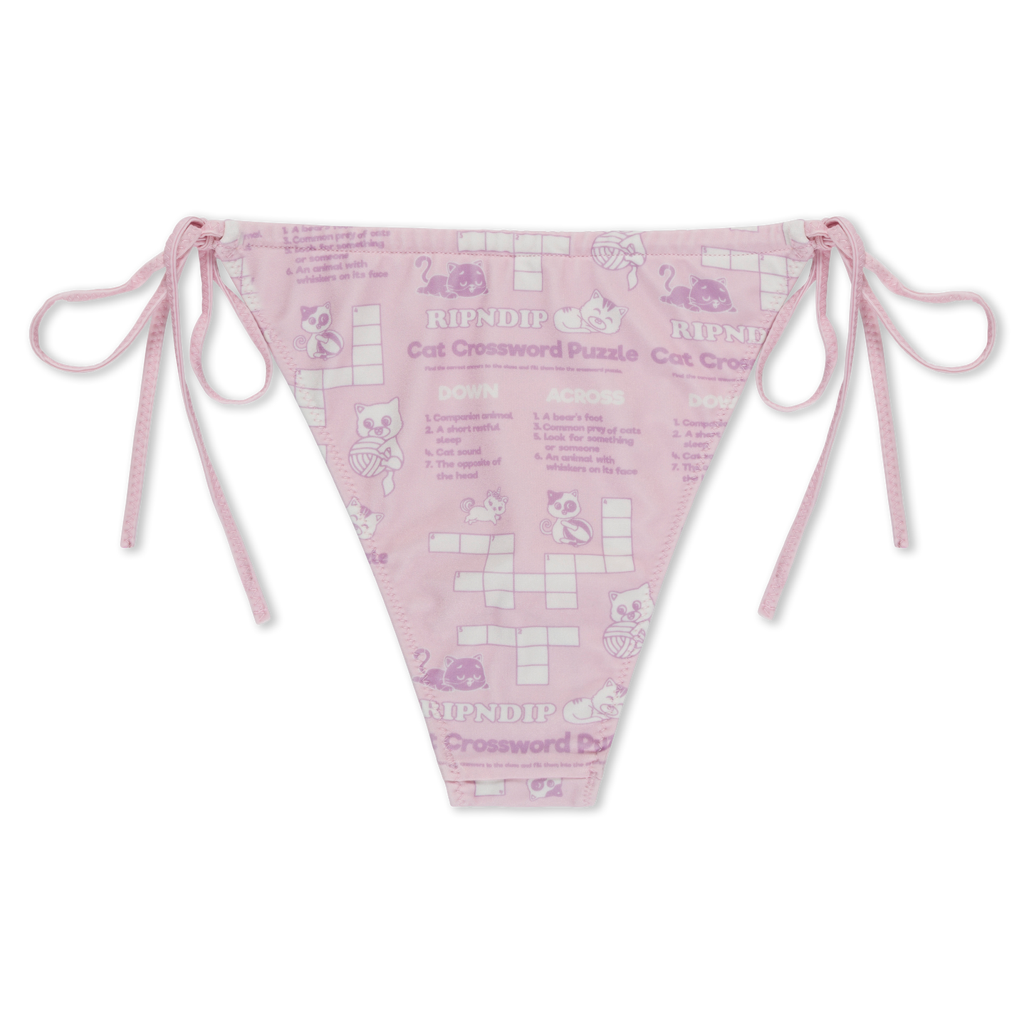 Crossword 2PC Bikini Set (Pink)