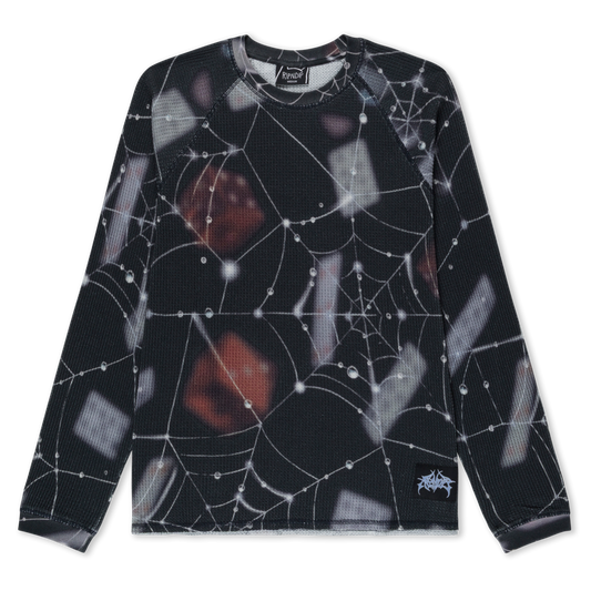 Redemption Waffle Knit Long Sleeve (Black)