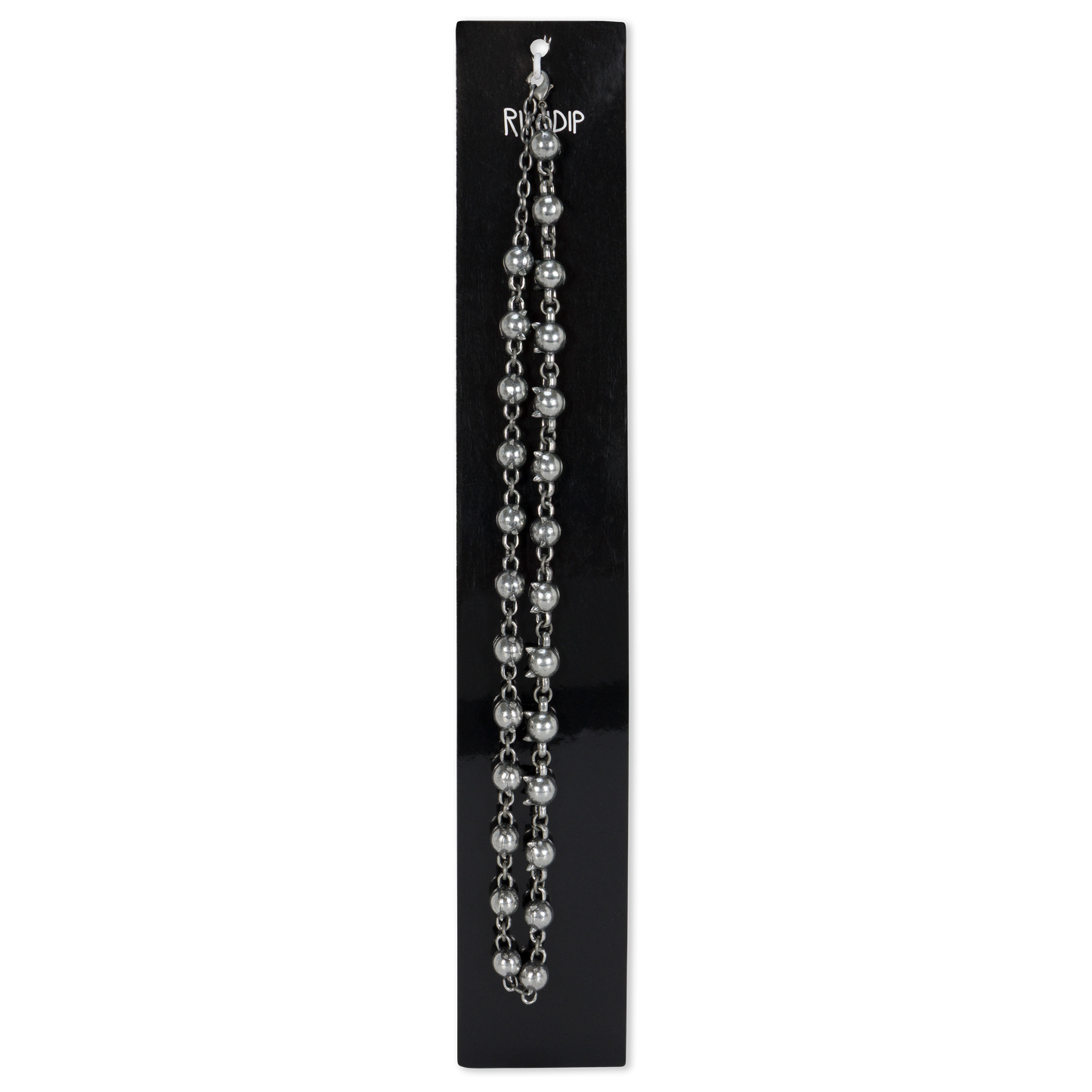 Lord Nermal Ball and Chain Necklace (Silver)