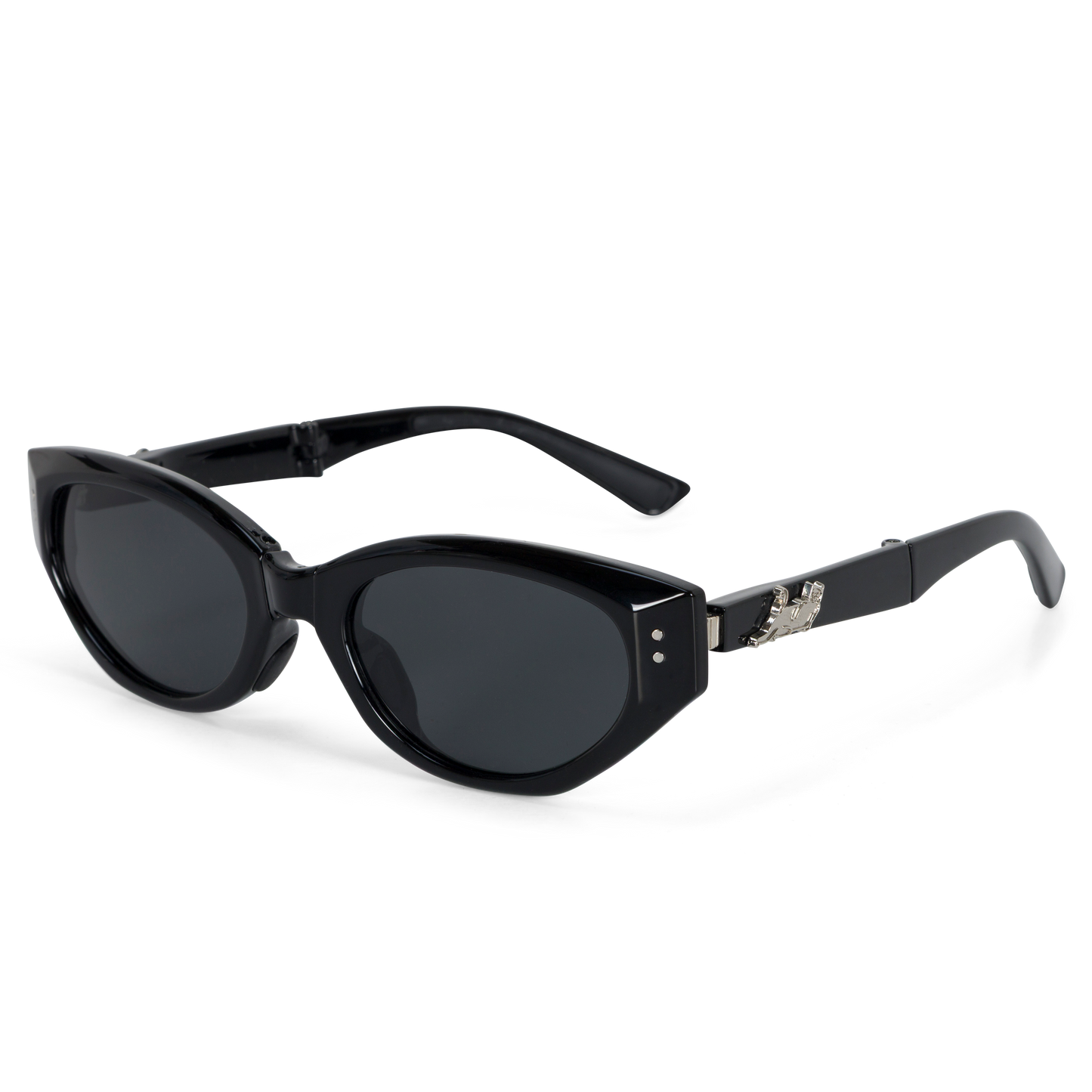 Castanza Folding Sunglasses (Black)